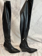 Load image into Gallery viewer, Zara Black Long Boots NWT- W7
