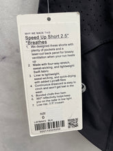 Load image into Gallery viewer, Lululemon Black Athletic Shorts NWT- US0
