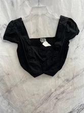 Load image into Gallery viewer, I.AM.GIA Black Short Sleeve Top- Medium
