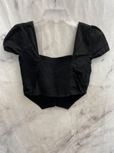 Load image into Gallery viewer, I.AM.GIA Black Short Sleeve Top- Medium
