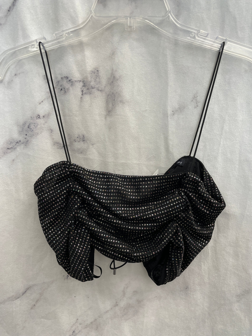 For Love And Lemons Bedazzled Black Tank- Medium