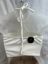Load image into Gallery viewer, Princess Polly White Terrycloth Tank- US0
