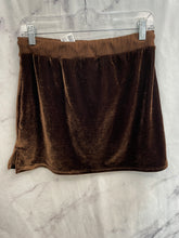 Load image into Gallery viewer, Poster Girl Brown Velour Skirt (Set)- Large
