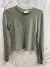 Load image into Gallery viewer, Skims Sage Green Knit Long Sleeve (Set)- Small
