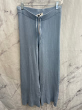 Load image into Gallery viewer, Lovers+Friends Blue Ribbed Soft Pants NWT- Medium
