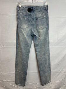 Medium/Light Wash Distressed Lioness Jeans-Medium